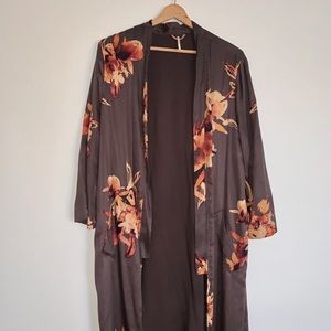 Free People floral kimono jacket
